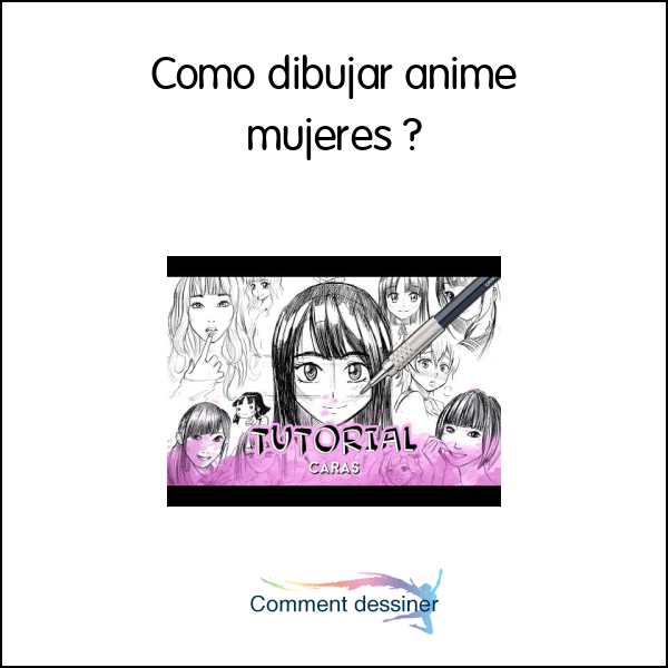 Como dibujar anime mujeres